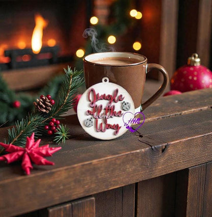 Holiday Character Ornament Bundle – Whimsical Christmas Round Set (9 Designs)
