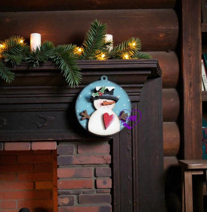 Holiday Character Ornament Bundle – Whimsical Christmas Round Set (9 Designs)