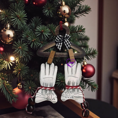 Santa's Gloves Ornament