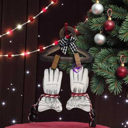 Santa's Gloves Ornament