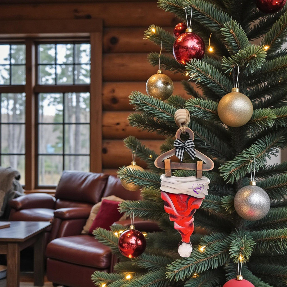 Santa Hat Christmas Ornament