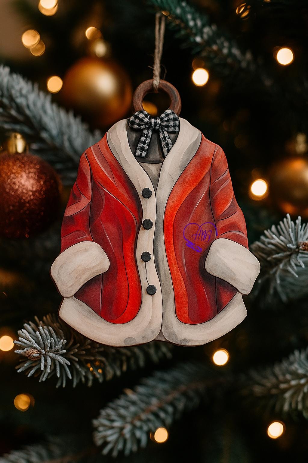 Santa Coat Ornament – Front