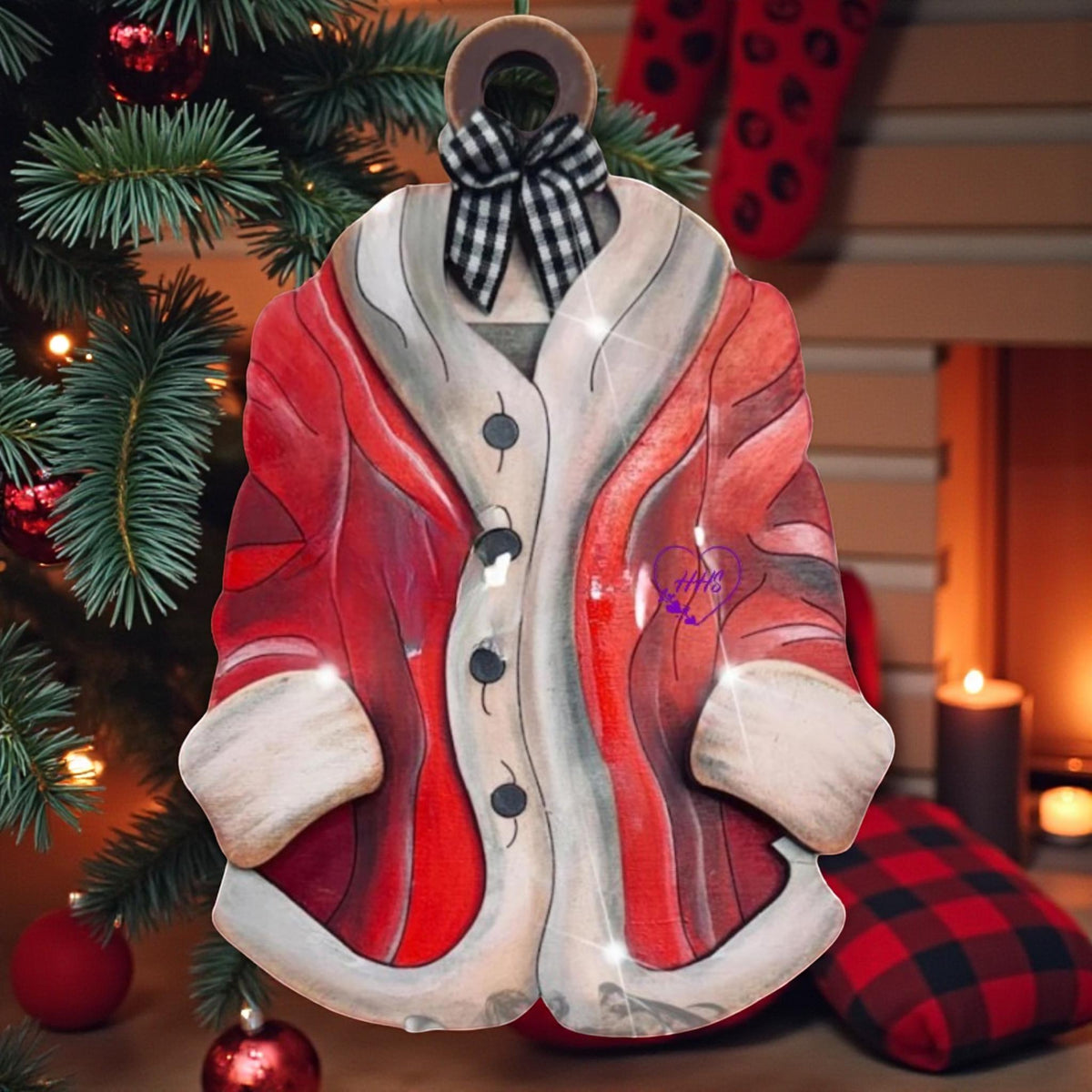 Santa Coat Ornament – Front