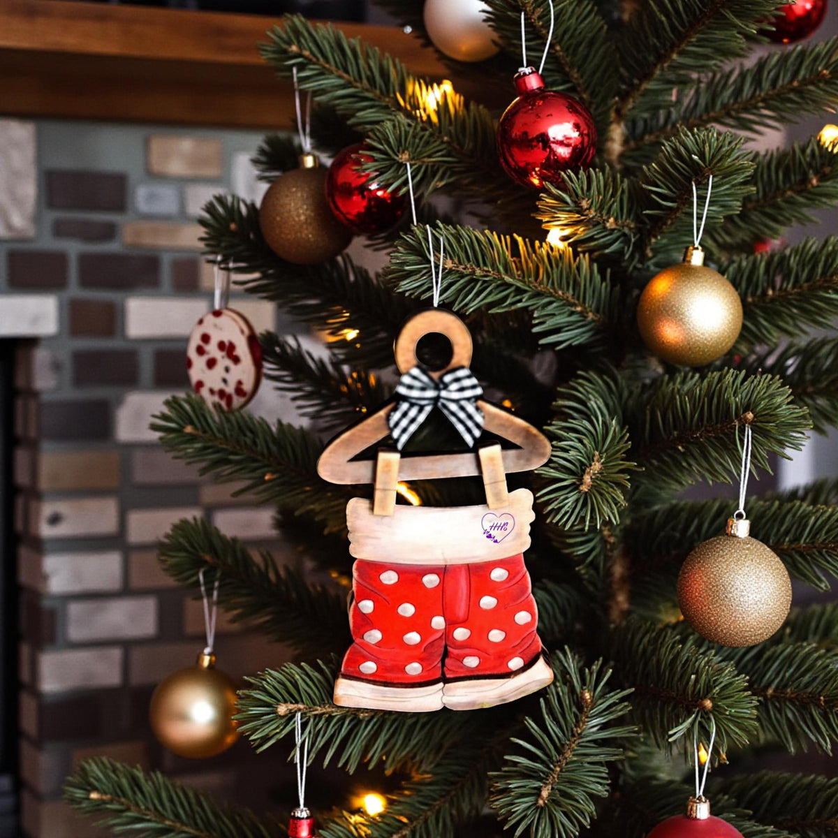 Santa's Shorts Christmas Ornament
