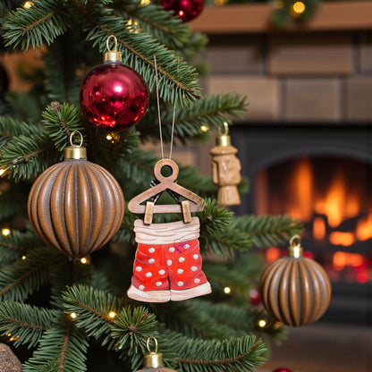 Santa's Shorts Christmas Ornament
