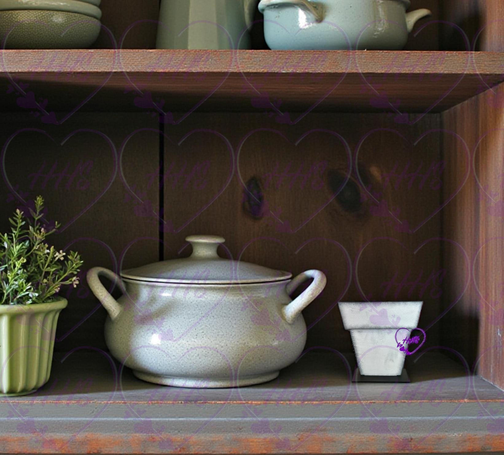 MDF Hugger Pot Interchangeable Base