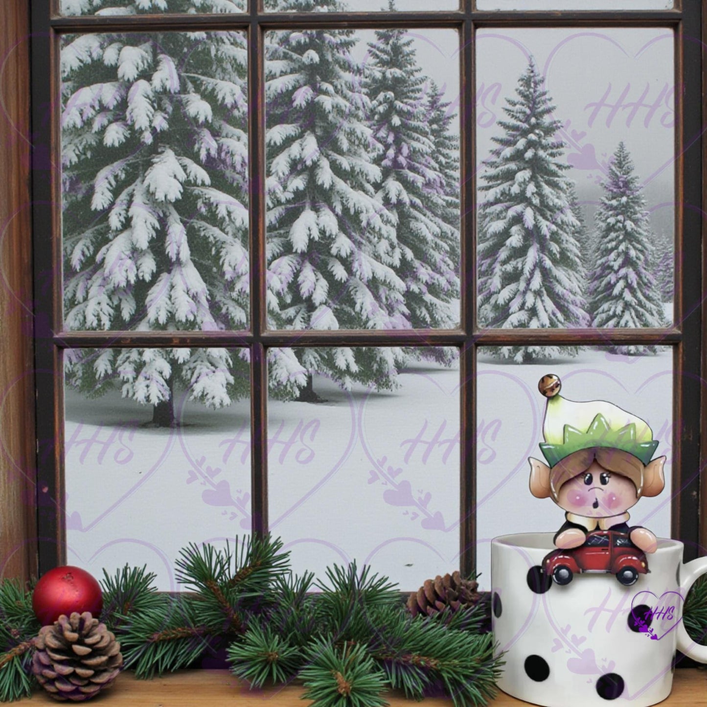 Holiday Car Elf Interchangeable Insert