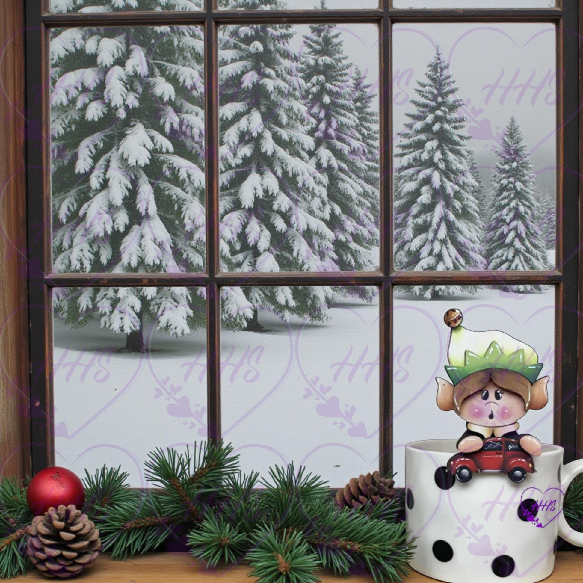 Holiday Car Elf Interchangeable Insert