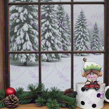 Holiday Car Elf Interchangeable Insert