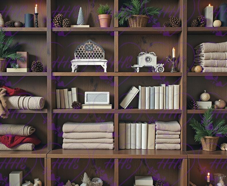 DIY MDF Farmhouse Barn Shelf Sitter Kit: Unfinished Wood Decor