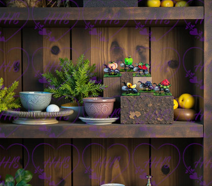 Unfinished MDF Ant Set – Whimsical Decor for Shelves, Tiered Trays, Home Decor