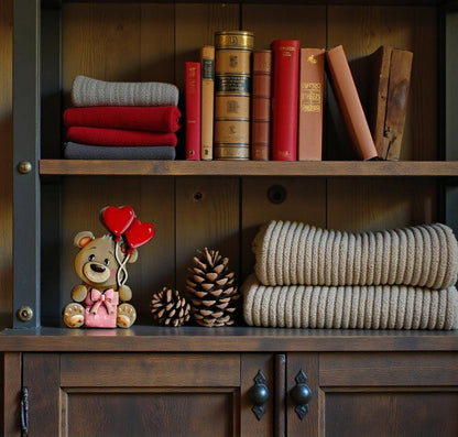 Unfinished MDF Valentine Bear DIY Wood Cutouts, Love Bear Craft Kit, Valentine’s Day Wood Decor, Paint Your Own Bears, Valentine Craft