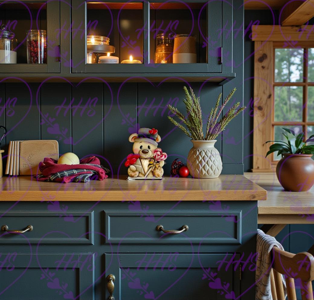 Unfinished MDF Valentine Bear DIY Wood Cutouts, Love Bear Craft Kit, Valentine’s Day Wood Decor, Paint Your Own Bears, Valentine Craft