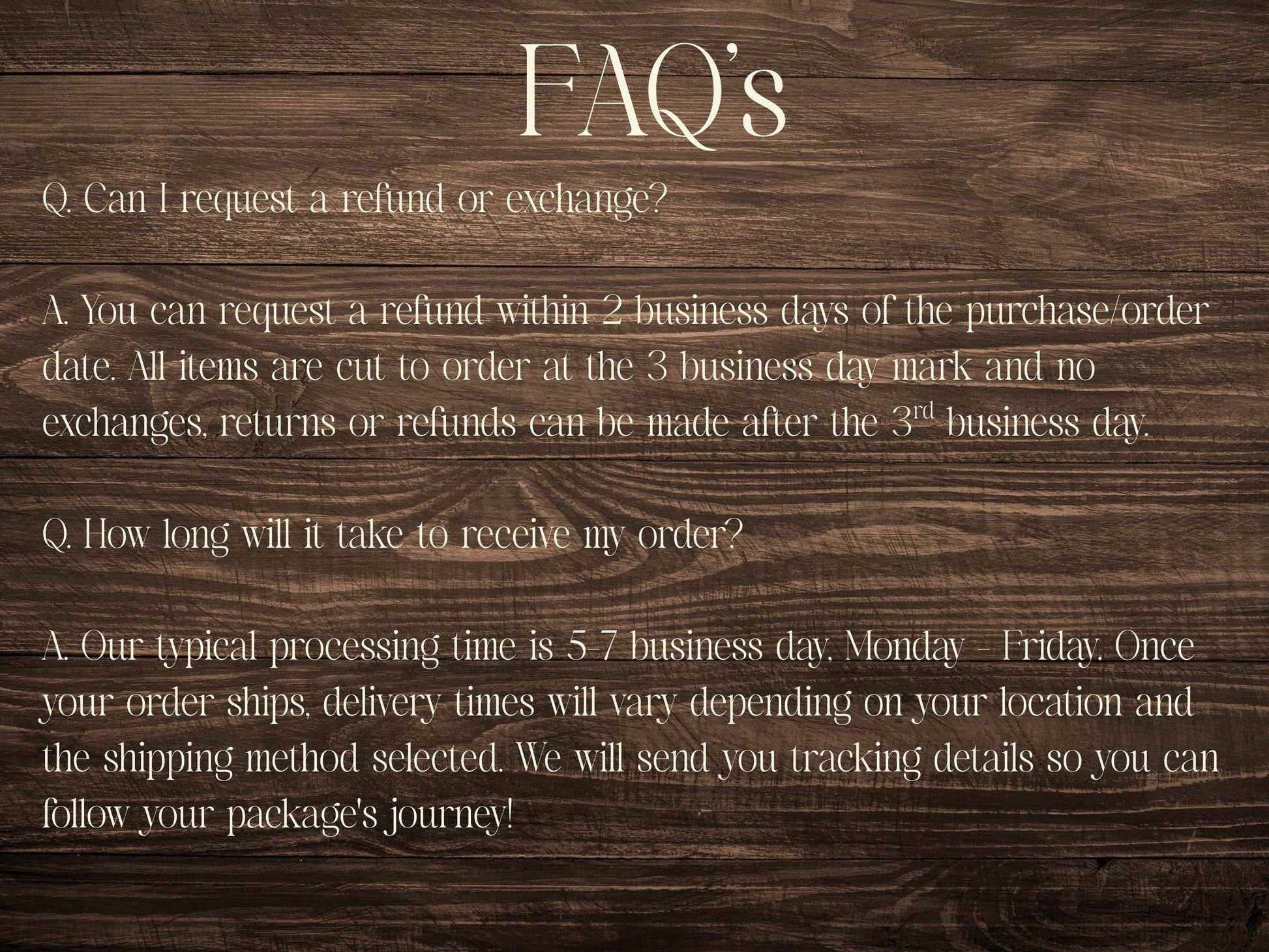 Farmhouse Bench Insert