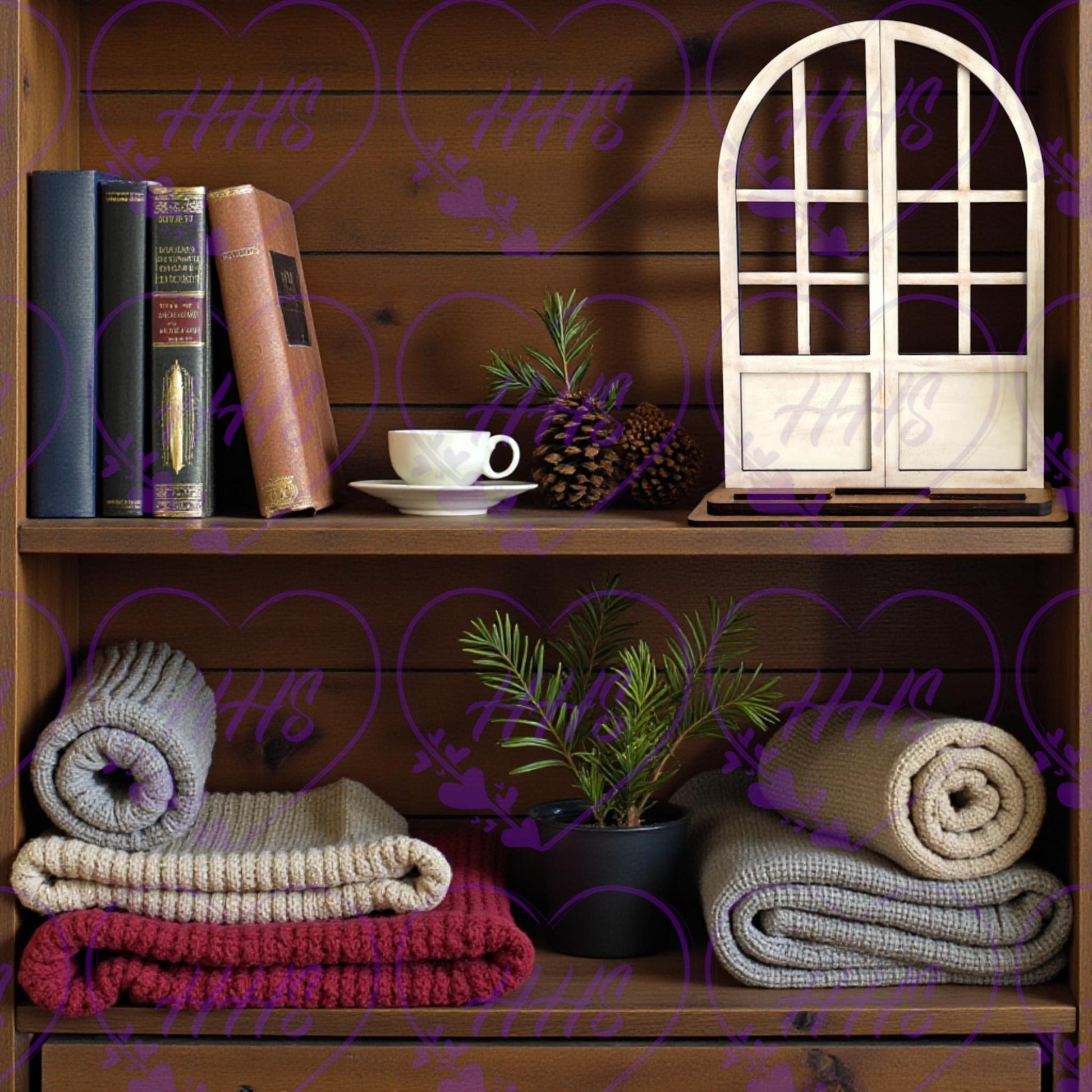 Unfinished MDF Interchangeable Window Base