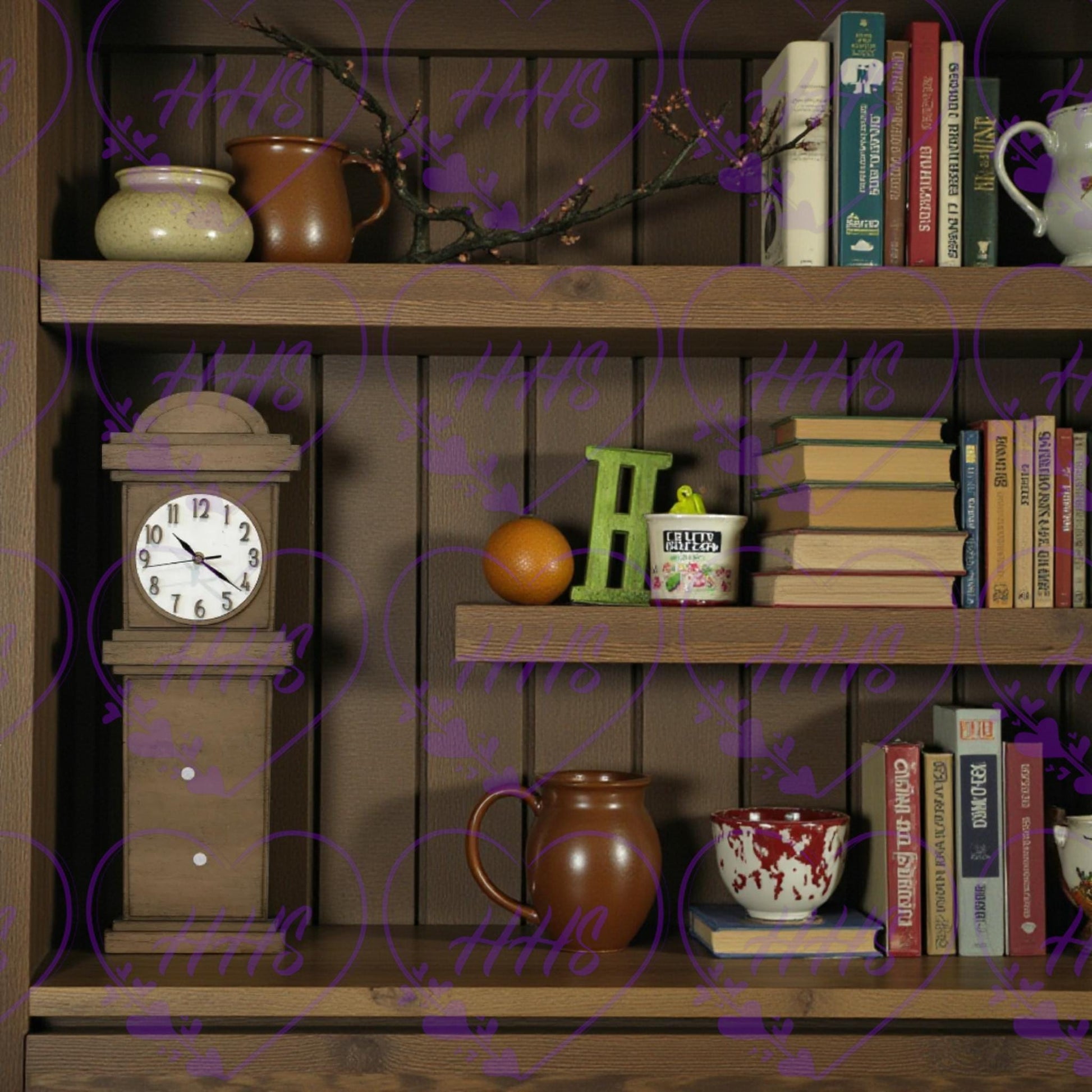 Decorative MDF Grandfather Clock – Tabletop Home Decor (26")