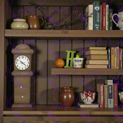 Decorative MDF Grandfather Clock – Tabletop Home Decor (26")