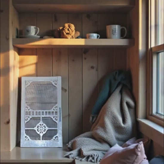 Unfinished MDF 12" x 18" DIY Farmhouse Screen Door Kit