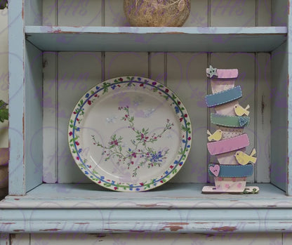 Unfinished Stacked Spring Flower Pots Decor | DIY MDF Craft Kit