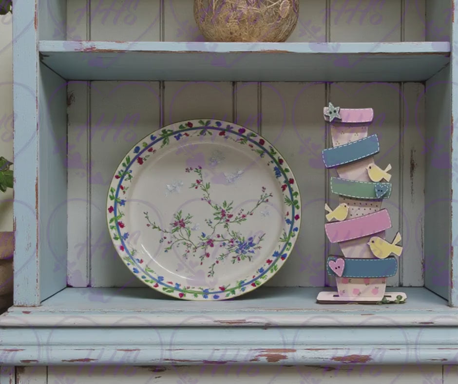 Unfinished Stacked Spring Flower Pots Decor | DIY MDF Craft Kit